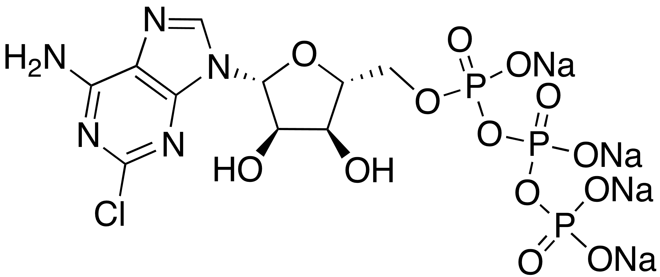 2-Chloroadenosine triphosphate sodium salt - Chemical structure and product image