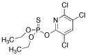 Chlorpyrifos - Chemical structure and product image