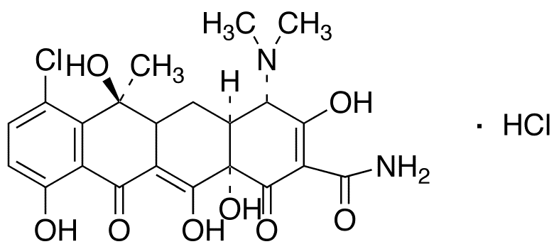 Chlortetracycline Hydrochloride - Chemical structure and product image