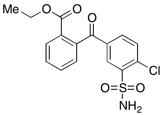 Chlorthalidone Acid Ethyl Ester - Chemical structure and product image