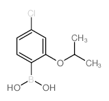 4-Chloro-2-isopropoxyphenylboronic acid - Chemical structure and product image
