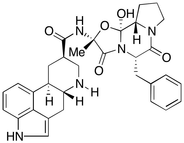 (5alpha,10alpha)-6-Demethyl-9,10-dihydro-12-hydroxy-2-methyl-5-(phenylmethyl)ergotaman-3,6,18-trione - Chemical structure and product image