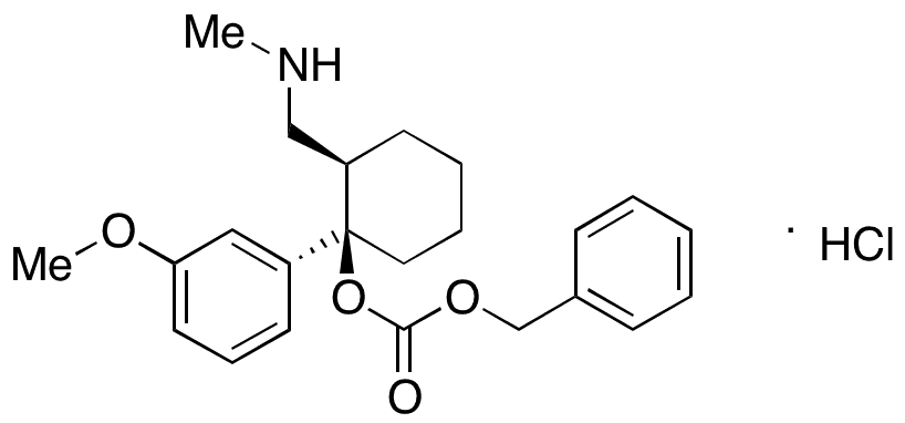 N-Demethyl Tramadol Benzyl Formate Hydrochloride - Chemical structure and product image