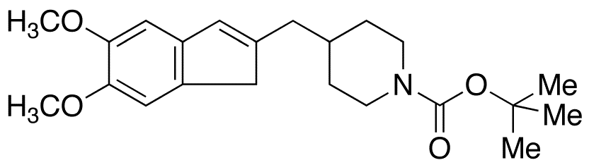 1-Deoxo-1,2-dehydro-N-desbenzyl-N-tert-butyloxycarbonyl Donepezil - Chemical structure and product image