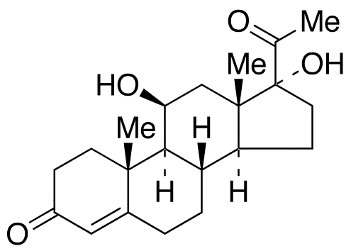 21-Deoxy Cortisol - Chemical structure and product image