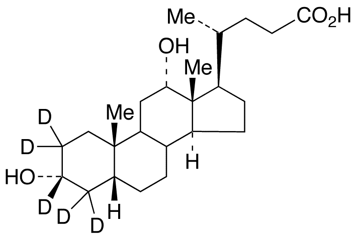 Deoxycholic Acid-d5 - Chemical structure and product image