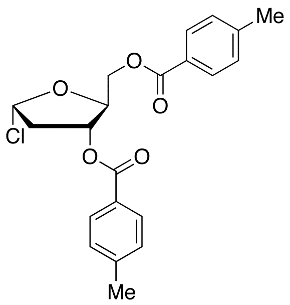 2-Deoxy-3,5-di-O-p-toluoyl-alpha-L-ribofuranosyl Chloride - Chemical structure and product image