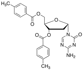 1-(2-Deoxy-3,5-di-O-toluoyl-alpha-D-ribofuranosyl)-2-oxo-4-amino-1,2-dihydro-1,3,5-triazine - Chemical structure and product image