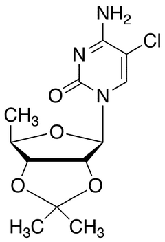 5’-Deoxy-2’,3’-O-isopropylidene-5-chlorocytidine - Chemical structure and product image