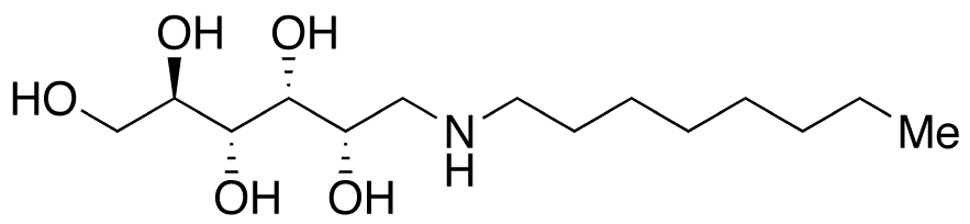 1-Deoxy-1-(octylamino)-D-glucitol - Chemical structure and product image