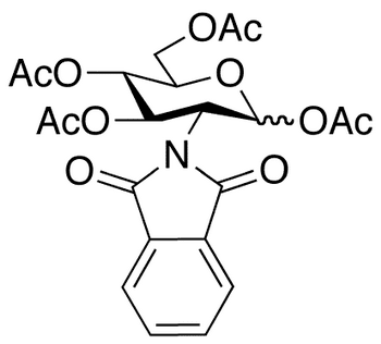 2-Deoxy-2-N-phthalimido-1,3,4,6-tetra-O-acetyl-D-glucopyranose - Chemical structure and product image