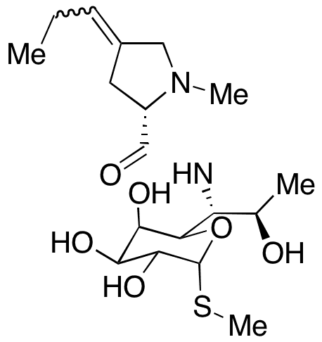 (2S)-4-Depropyl-4-propylidenelincomycin (Mixture of Diastereomers) - Chemical structure and product image