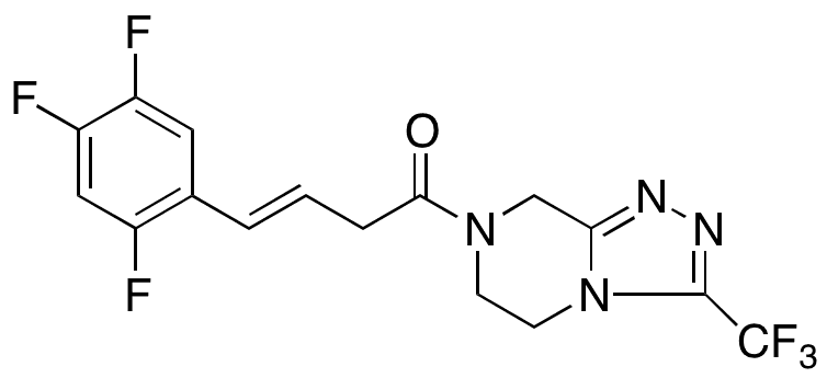 3-Desamino-3,4-dehydro Sitagliptin - Chemical structure and product image