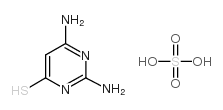 2,4-Diamino-6-mercapto-pyrimidine Sulfate - Chemical structure and product image