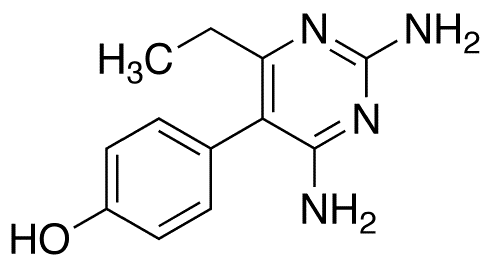 4-(2,4-Diamino-6-ethyl-5-pyrimidinyl)-phenol - Chemical structure and product image
