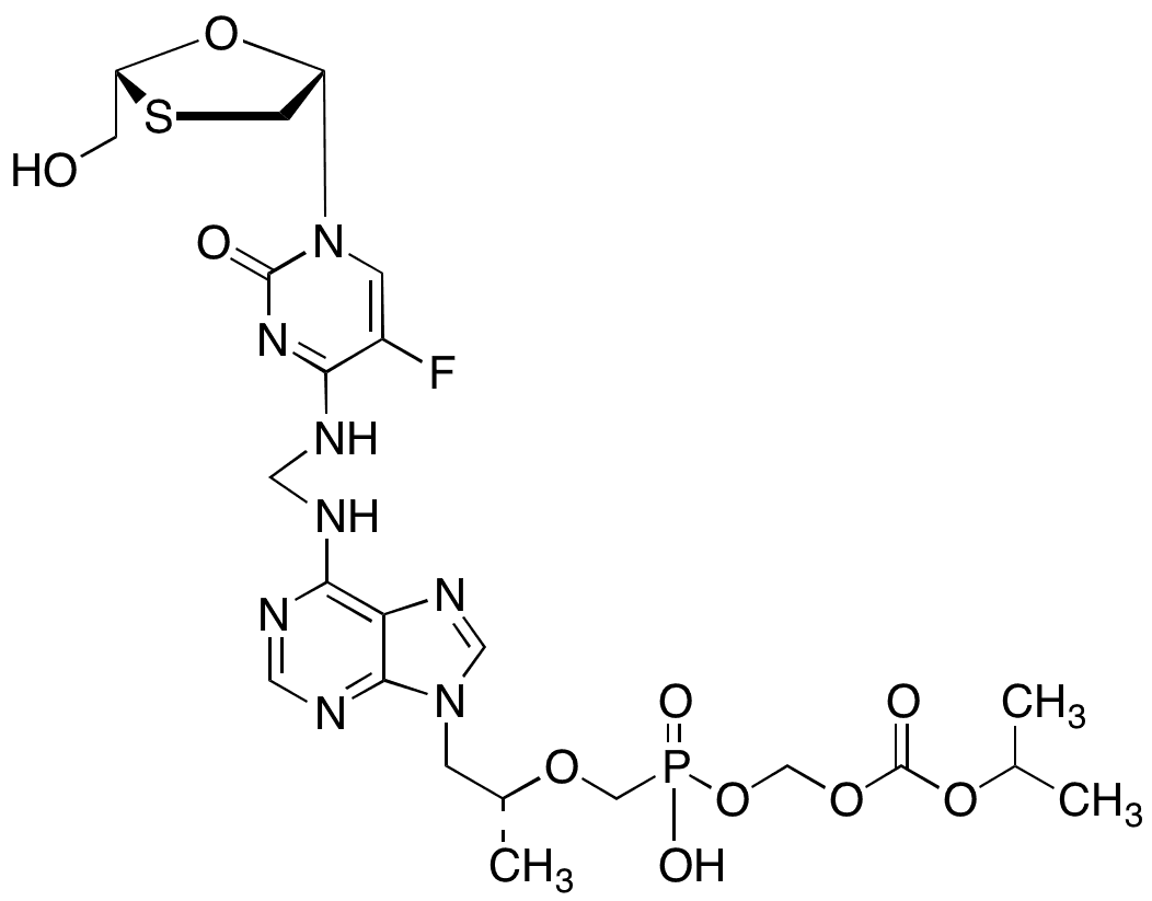 Emtricitabine Tenofovir Monosoproxil Dimer - Chemical structure and product image