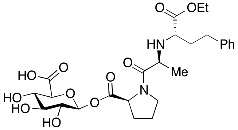 Enalapril Acyl Glucuronide - Chemical structure and product image