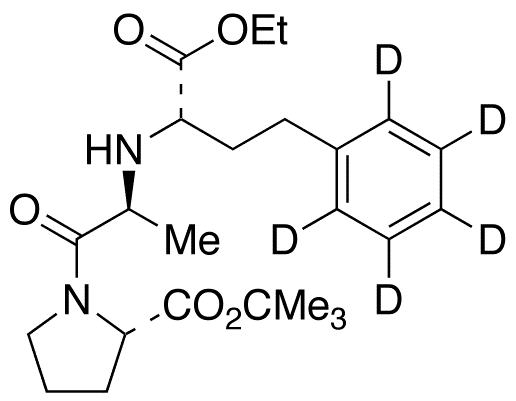 Enalapril-d5 tert-Butyl Ester - Chemical structure and product image