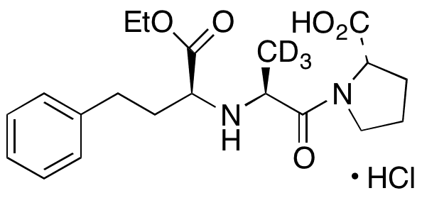 Enalapril-d3 Hydrochloride - Chemical structure and product image