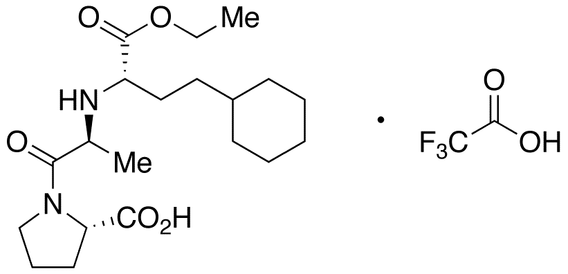 Enalapril Cyclohexyl Analogue Trifluoroacetic Acid Salt - Chemical structure and product image