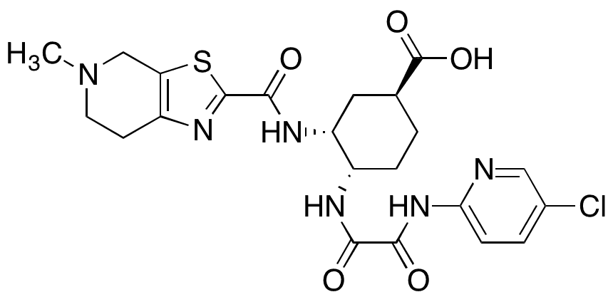 Edoxaban 4-Carboxylic Acid - Chemical structure and product image