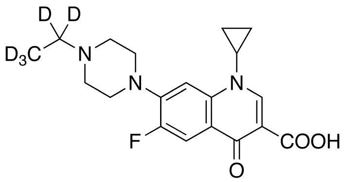 Enrofloxacin-d5 - Chemical structure and product image