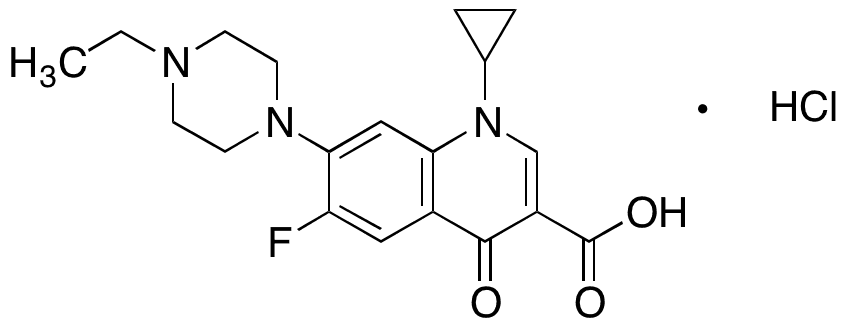 Enrofloxacin HCl - Chemical structure and product image