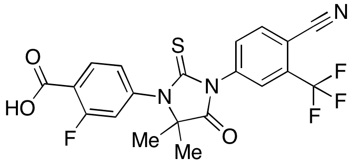 Enzalutamide Carboxylic Acid - Chemical structure and product image