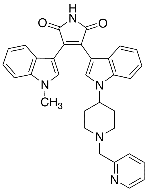 Enzastaurin - Chemical structure and product image