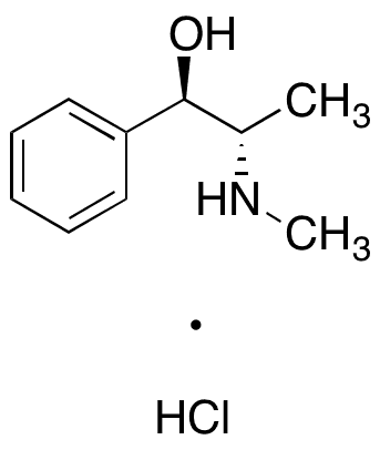 (1R,2S)-(-)-Ephedrine Hydrochloride - Chemical structure and product image
