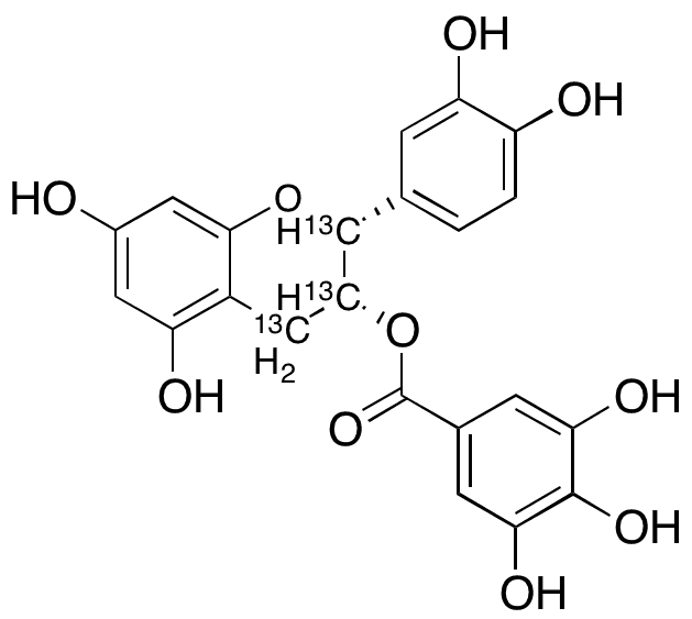 (-)-Epicatechin Gallate-13C3 - Chemical structure and product image