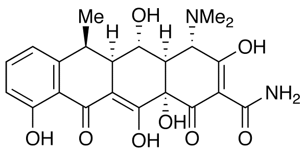 6-Epi Doxycycline, 65% (Contains Unknown Salts) - Chemical structure and product image