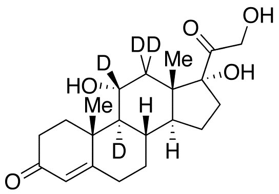 11-Epihydrocortisone-d4 - Chemical structure and product image