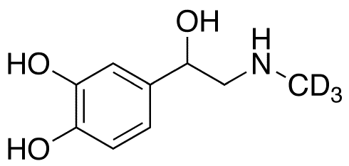 rac Epinephrine-d3 - Chemical structure and product image