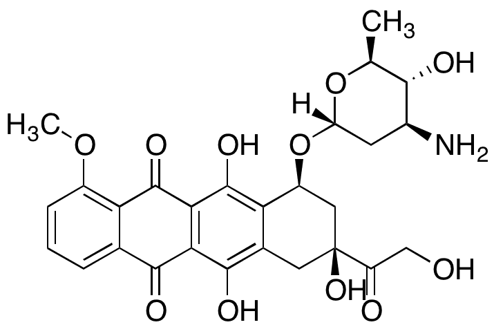Epirubicin - Chemical structure and product image