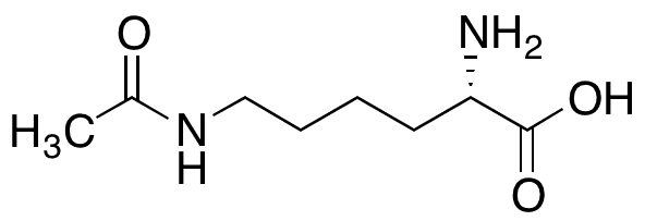 N-Epsilon-acetyl-l-lysine - Chemical structure and product image