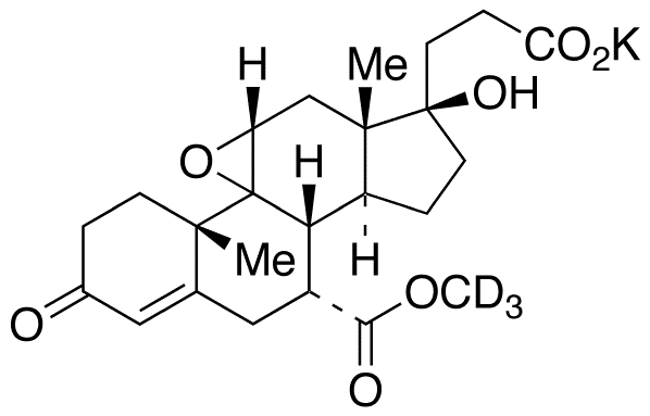 Eplerenone-methyl-d3 Hydroxyacid Potassium Salt - Chemical structure and product image