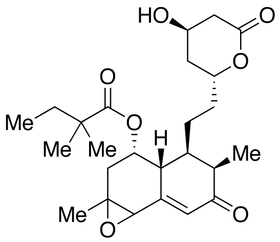 3,4-Epoxy-6-keto-4a,5-ene Simvastatin - Chemical structure and product image