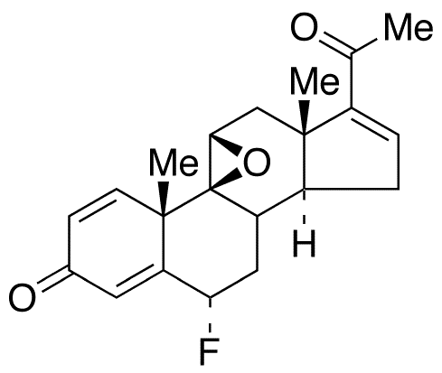 (6α,9β,11β)-9,11-Epoxy-6-fluoropregna-1,4,16-triene-3,20-dione - Chemical structure and product image