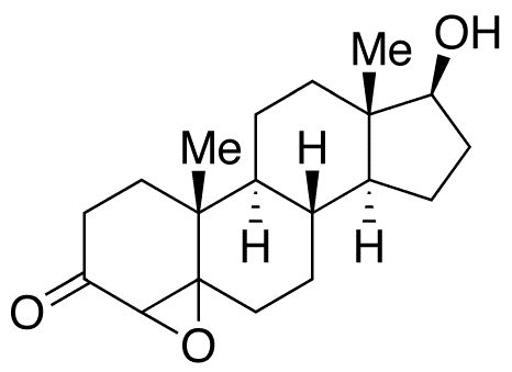 4,5-Epoxy-17β-hydroxy-5-androstan-3-one - Chemical structure and product image