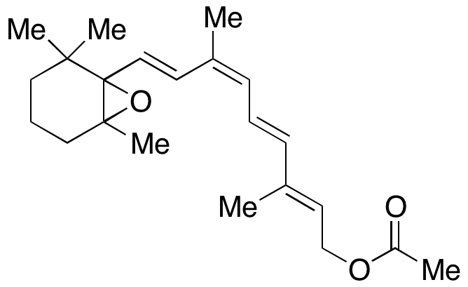 9-cis-5,6-Epoxy Retinol Acetate - Chemical structure and product image