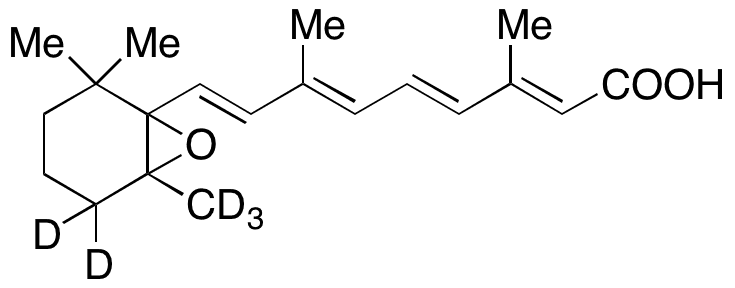 all-trans 5,6-Epoxy Retinoic Acid-d5 - Chemical structure and product image