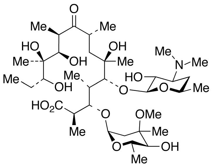 seco Erythromycin - Chemical structure and product image