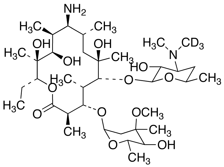 Erythromycylamine-d3 - Chemical structure and product image