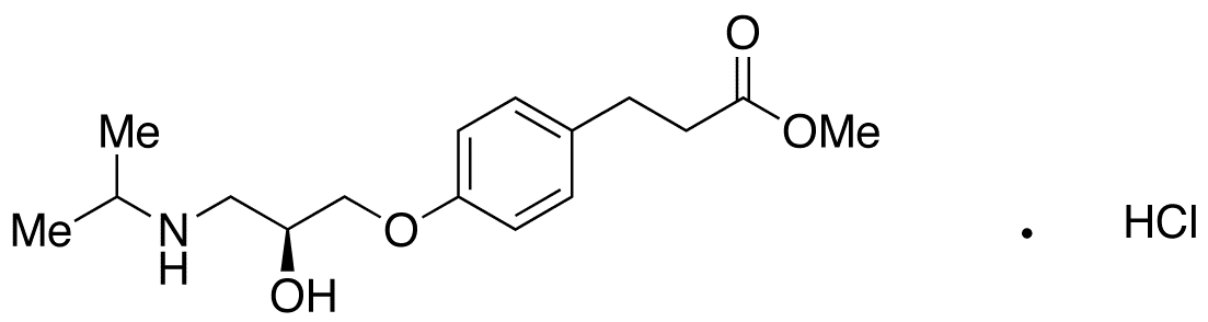 (S)-Esmolol Hydrochloride - Chemical structure and product image