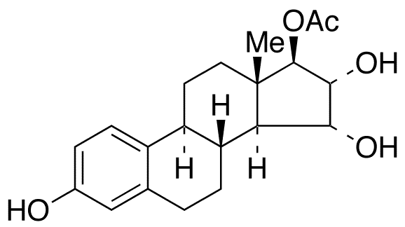Estetrol 17-Acetate - Chemical structure and product image