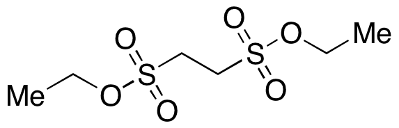 1,2-Ethanedisulfonic Acid Diethyl Ester - Chemical structure and product image