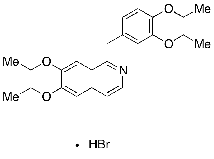 Ethaverine Hydrobromide - Chemical structure and product image