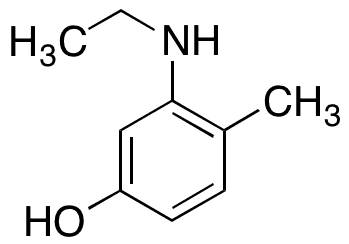 3-Ethylamino-p-cresol - Chemical structure and product image
