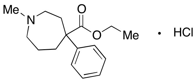 Ethoheptazine Hydrochloride - Chemical structure and product image